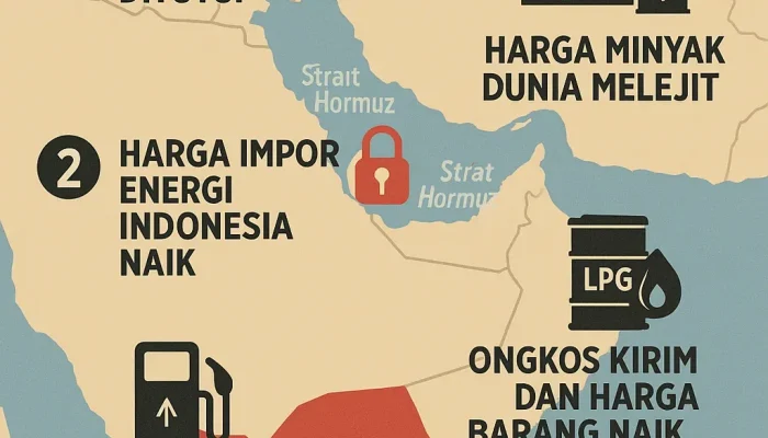 Blokade Ganda di Selat Hormuz Picu Lonjakan Harga Energi dan Kekhawatiran Ekonomi Global