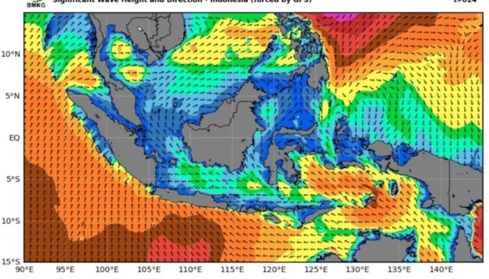BMKG Prediksi Gelombang Tinggi Sampai 2,5 Meter di Sulut, Hubungan dengan Awan Tinggi Cirrostratus