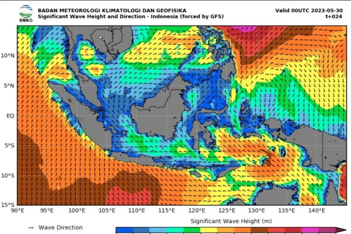 BMKG Prediksi Gelombang Tinggi Sampai 2,5 Meter di Sulut, Hubungan dengan Awan Tinggi Cirrostratus