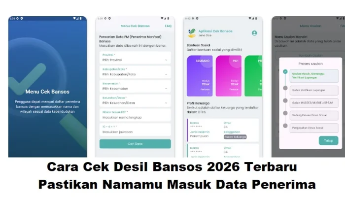 Cara Praktis Cek Desil Bansos Kemensos 2026 Lewat HP: Panduan Lengkap dan Tips Update Data
