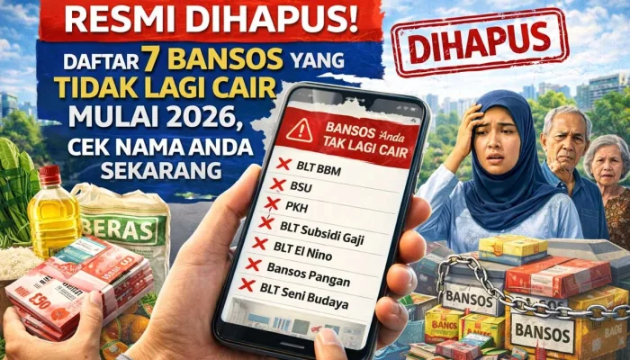 Daftar Bansos 2026 Direvisi: 11 Ribu Keluarga Dihapus, Cek Status Anda Sekarang!