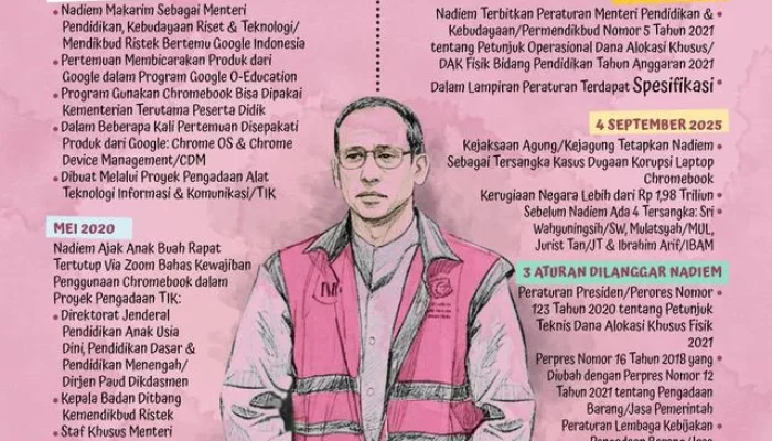 Guru SMP Bela Nadiem di Sidang, Ungkap Dampak Positif Kasus Chromebook