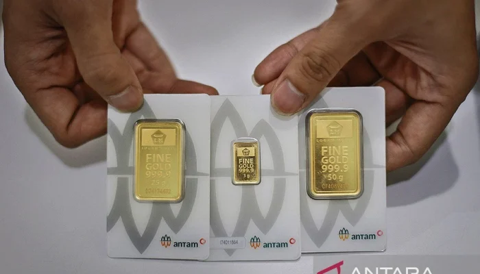 Harga emas Antam turun tajam 20 ribu pada 17 April 2026: Kini Rp 2.868.000 per gram