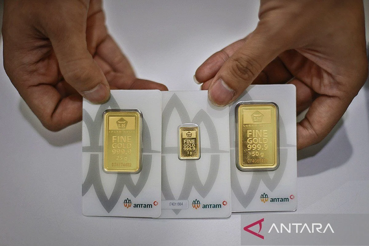 Harga emas Antam turun tajam 20 ribu pada 17 April 2026: Kini Rp 2.868.000 per gram