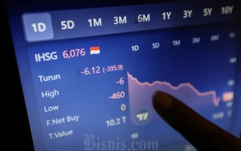 IHSG Anjlok 6,61% dalam Seminggu, Investor Asing Kabur Besar, Kapitalisasi Pasar Turun 6,59%