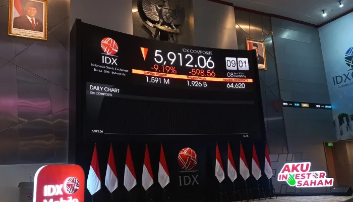 IHSG Merosot, Namun Saham BNBR Melaju Tajam di Tengah Volatilitas Pasar