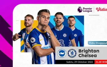 Jadwal pekan 34 Liga Inggris: Brighton vs Chelsea, Burnley vs City, dan Pertarungan Sengit di Puncak Klasemen