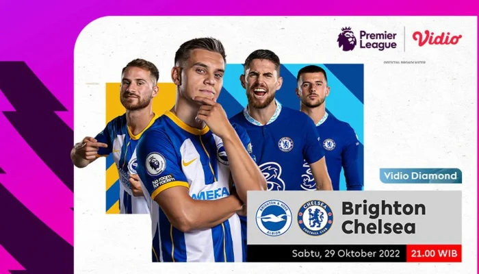 Jadwal pekan 34 Liga Inggris: Brighton vs Chelsea, Burnley vs City, dan Pertarungan Sengit di Puncak Klasemen