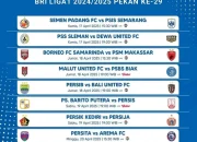 Jadwal Super League Pekan ke-29: Persib Tantang Arema, Borneo Gelar Serangan ke Semen Padang