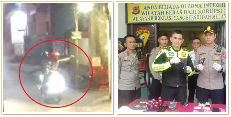 Polisi Bandung Tangkap "Koboi Jalanan" Bersenjata Airsoft di SPBU, Motif Masih Diselidiki