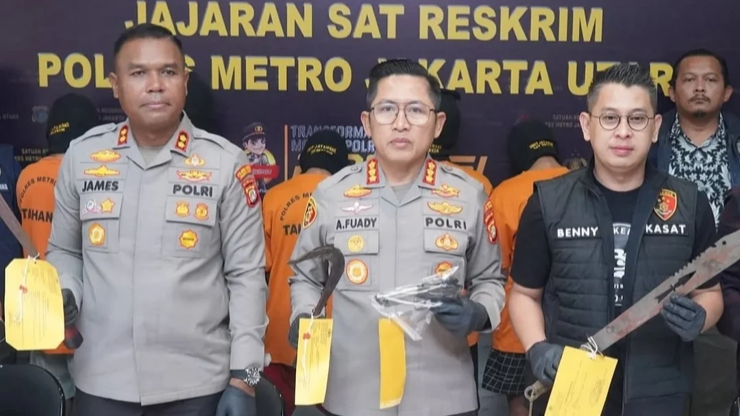 Polisi Tangkap 5 Pelaku Begal Petugas Damkar di Gambir, Empat Lain Masih DPO