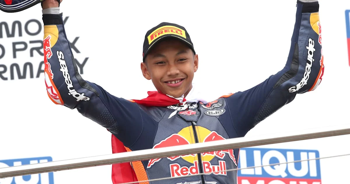Profil Kiandra Ramadhipa: Juara Dramatis Race 2 Red Bull MotoGP Rookies Cup 2026 di Jerez