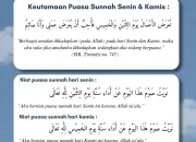 Rahasia Niat Puasa Sunnah Senin: Panduan Lengkap, Dalil, dan Keutamaannya bagi Umat Muslim Indonesia