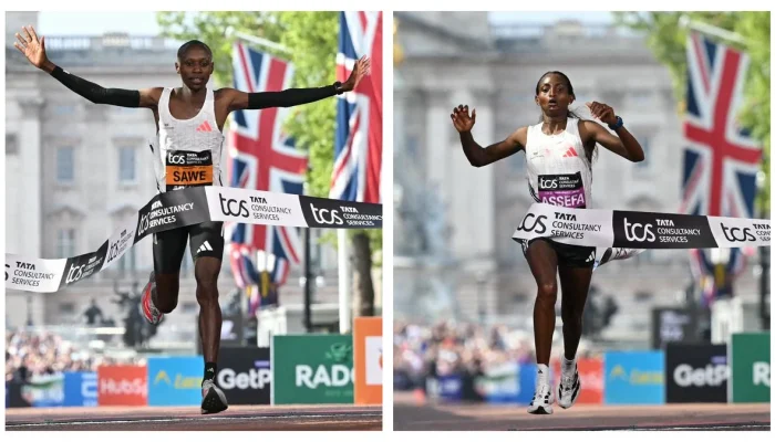 Rekor Dunia Pecah! Sabastian Sawe dan Tigist Assefa Curi Sorotan di London Marathon 2026