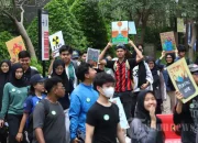 Aksi Protester Menggempur Konferensi Lingkungan di Jesus College