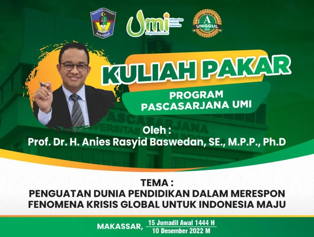 Anies Baswedan: Kuliah Bukan untuk Persiapan Kerja – Mengapa Pendidikan Harus Lebih dari Sekadar Gelar