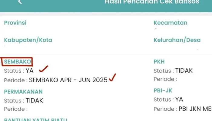 Bansos PKH BPNT Tahap 2 Cair Mei 2026: Cara Cek Penerima dan Nominalnya