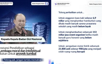 BEM IPB Tolak Dapur MBG di Kampus, Rektor IPB Tegaskan Fokus pada CoE MBG