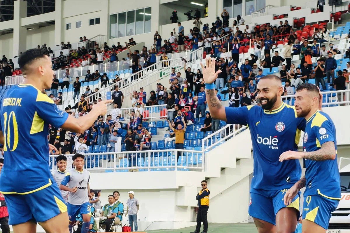 Bhayangkara FC Pesta Gol, Hancurkan PSBS Biak 7-0 di Laga Penutup BRI Super League