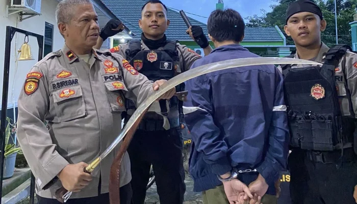 Bikin Resah Warga: 5 Remaja Celurit Diamankan Polisi di Margorejo Tempel