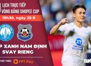 CLB Nam Định Suffers First Defeat in Shopee Cup Semifinals