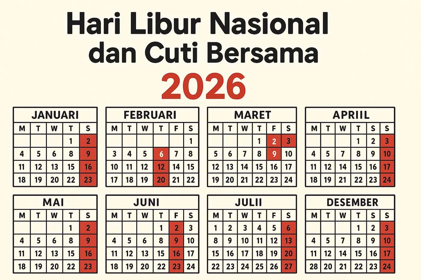 Cuti Bersama Idul Adha 2026: Jadwal Libur dan Potensi Long Weekend