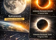 Fenomena Langit Mei 2026: Meteor, Blue Moon, dan Awan Pelangi Memukau Indonesia