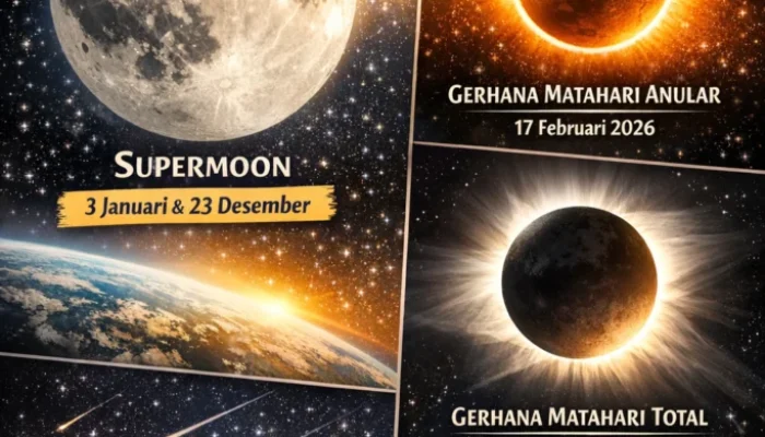 Fenomena Langit Mei 2026: Meteor, Blue Moon, dan Awan Pelangi Memukau Indonesia
