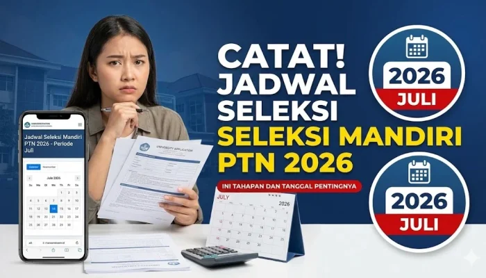 Gagal UTBK 2026? Cek Jadwal Jalur Mandiri Unpad dan PTN Lainnya
