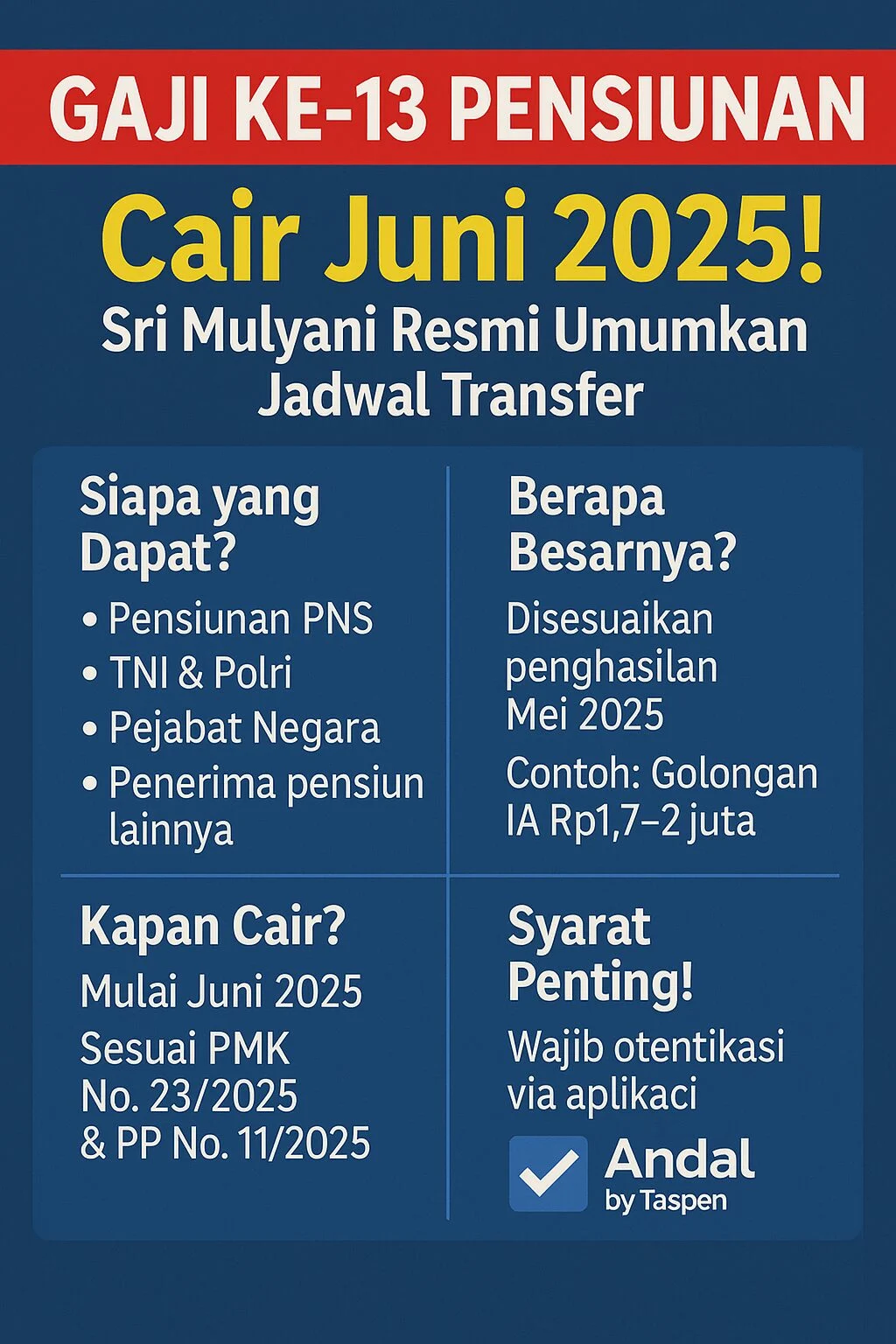 Gaji ke-13 PNS dan ASN Cair Juni 2026, Ini Besarannya