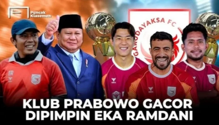 Garudayaksa FC Promosi ke Super League: Kejutan Prabowo dan Ancaman Degradasi Klub Anak Jokowi