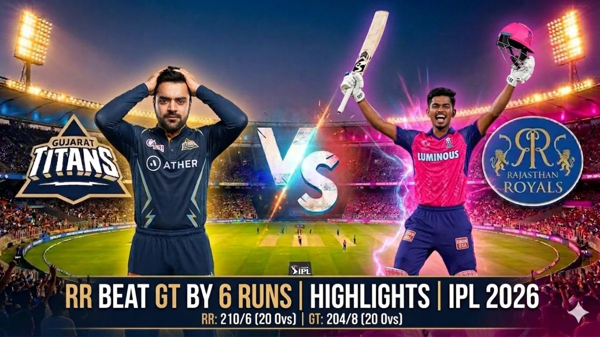 GT Vs RR, IPL 2026 Qualifier 2: Pertarungan Sengit Menuju Final