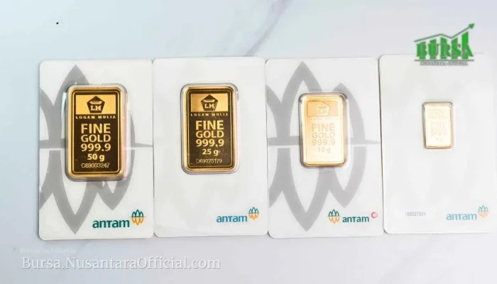 Harga Emas Antam, UBS, dan Galeri24 Turun, Simak Harga Terbaru di Pegadaian