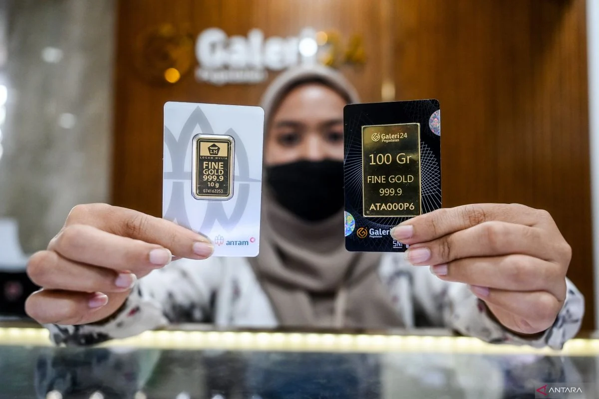 Harga emas Pegadaian tetap stabil di Senin 27 April 2026: UBS, Galeri 24, dan Antam tak bergerak