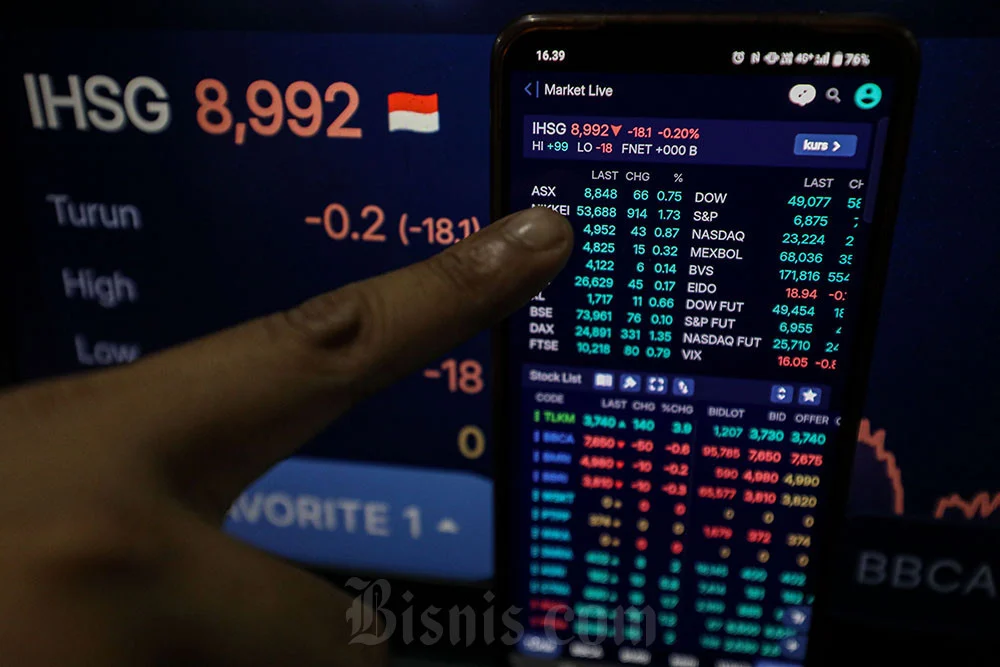 IHSG Anjlok 3,53 Persen, Kapitalisasi Pasar Terpangkas Jadi Rp 11.825 Triliun