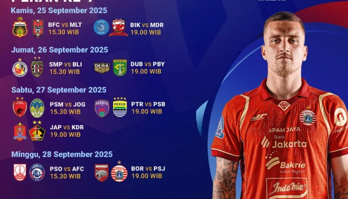 Jadwal BRI Super League Pekan Ini: Persijap vs Borneo FC, PSM vs Persib