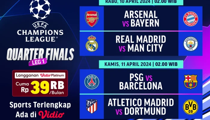 Jadwal Final UCL: Arsenal Siap Tantang Lawan di Liga Champions