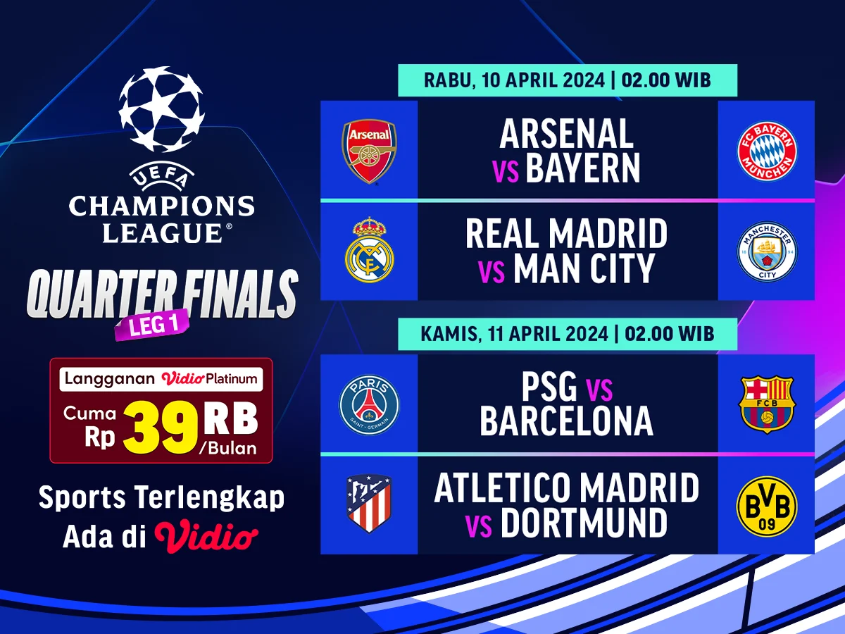 Jadwal Final UCL: Arsenal Siap Tantang Lawan di Liga Champions