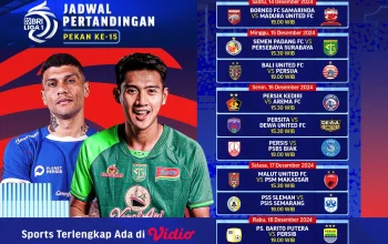 Jadwal Liga 1 2025/2026: Pertarungan Sengit Menjelang Pekan Terakhir
