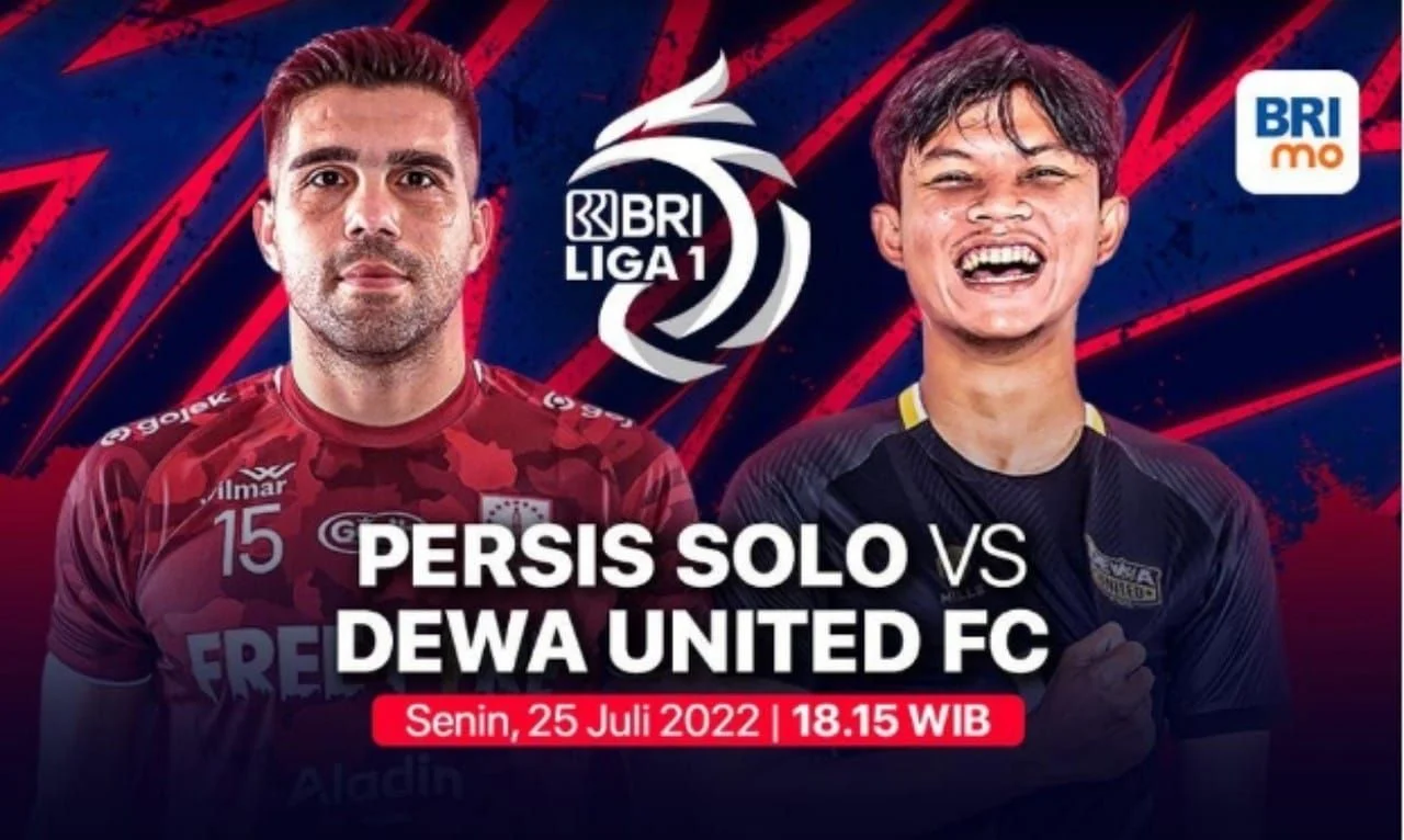 Jadwal Liga Indonesia: Persis Solo Vs Dewa United, Pertarungan Sengit di BRI Super League