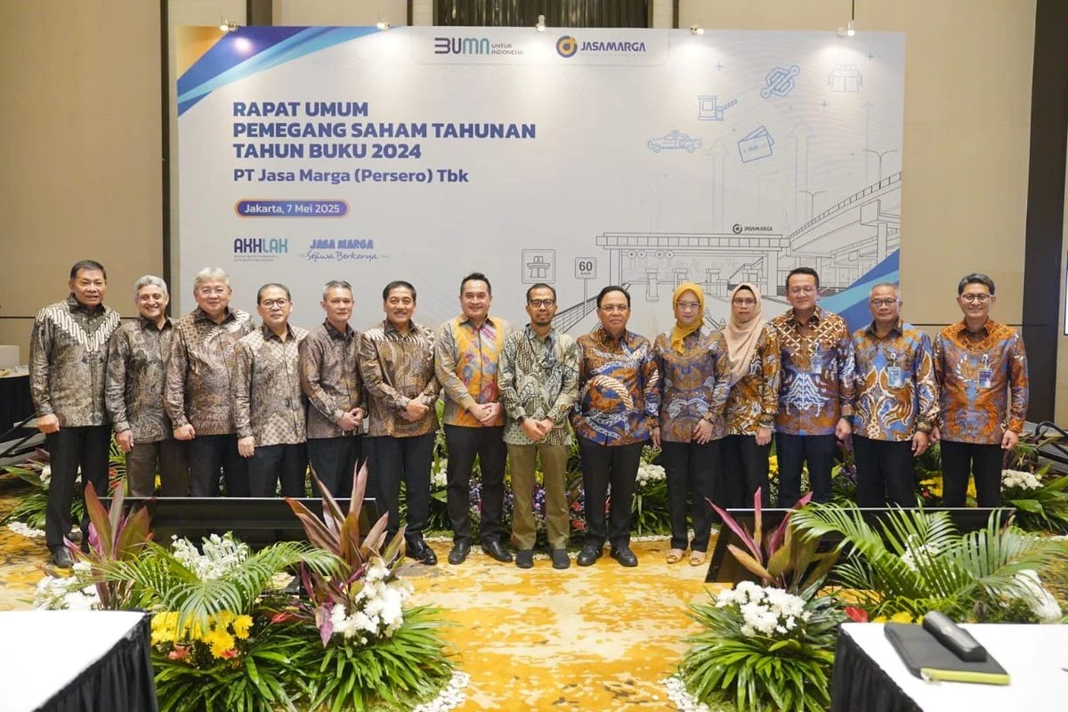 Jasa Marga Bagi Dividen Rp 1,1 Triliun, Stabilitas Kinerja Terjaga