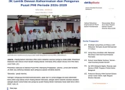JK Lantik Dewan Kehormatan dan Pengurus Pusat PMI Periode 2024-2029