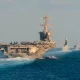 Kapal Induk AS dan Iran Terlibat Pertempuran di Selat Hormuz