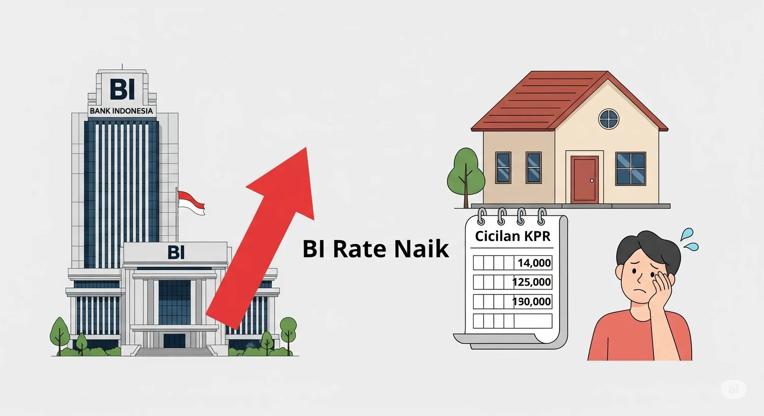 Kenaikan BI Rate: Dampak pada Cicilan KPR dan Strategi Perbankan