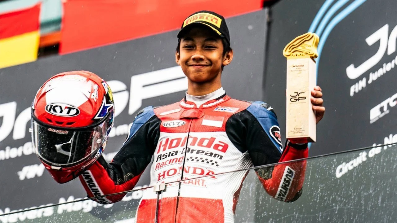 Kiandra Ramadhipa Tampil Gemilang di Moto3 Junior 2026, Tembus Lima Besar Klasemen