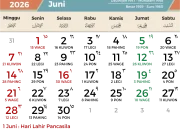 Liburan Juni 2026: Hari Libur Nasional dan Long Weekend