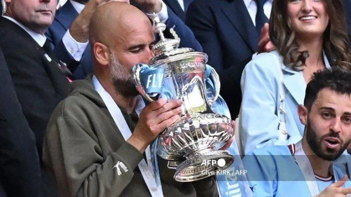 Manchester City Raih Trofi Piala FA, Pep Guardiola Samai Rekor Langka