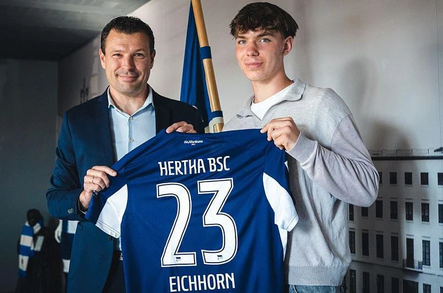 Manchester City Siap Rekrut Kennet Eichhorn, Pemain Muda Hertha Berlin
