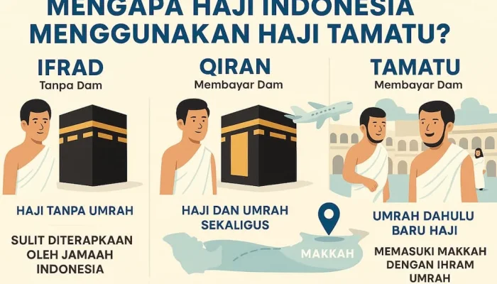 Mengenal Haji Tamattu’, Qiran, dan Ifrad: Pilihan Ibadah Haji yang Sahih