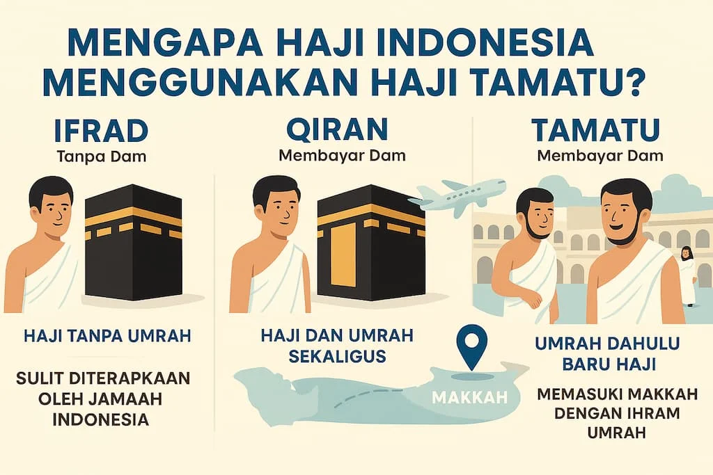Mengenal Haji Tamattu', Qiran, dan Ifrad: Pilihan Ibadah Haji yang Sahih